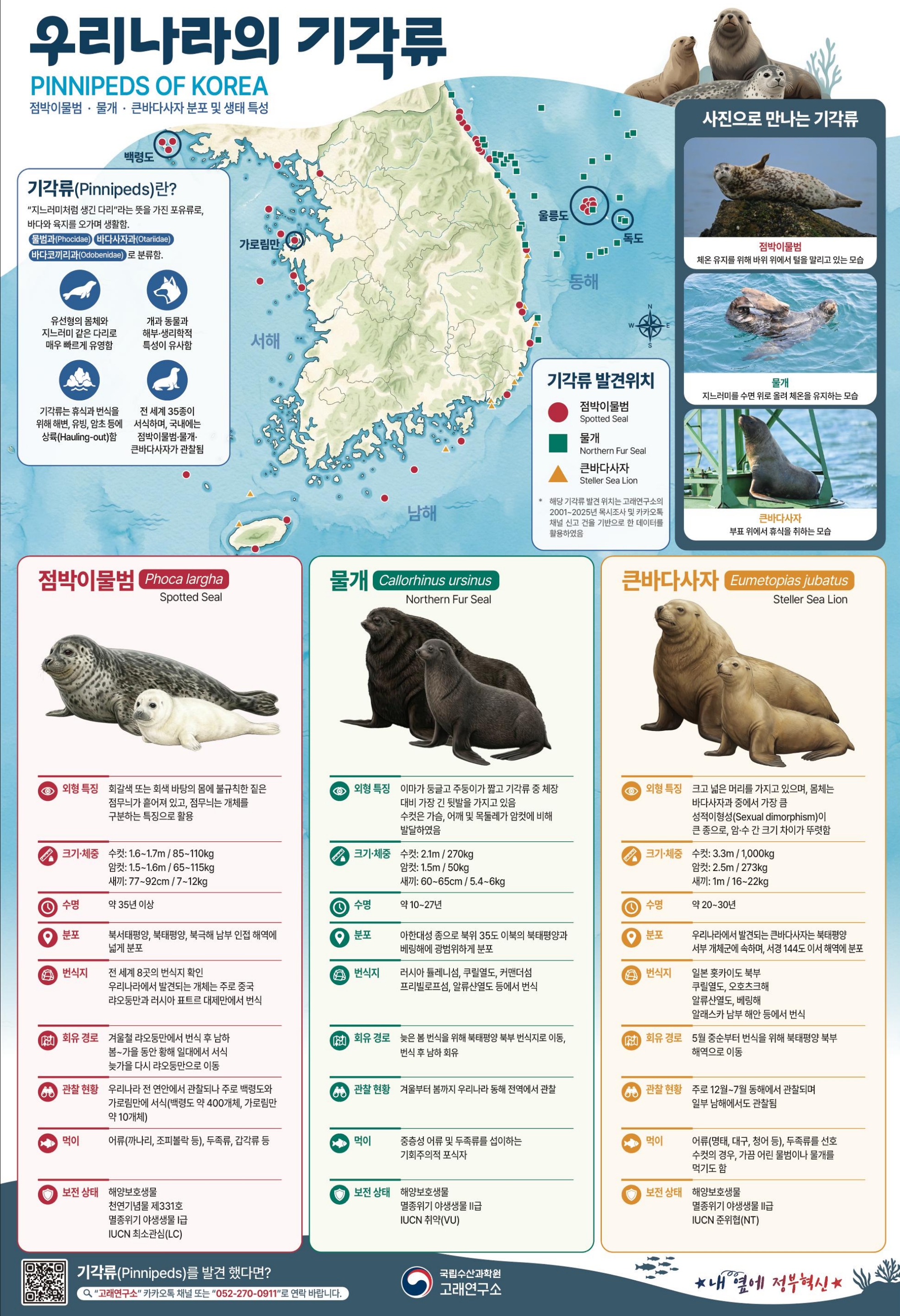 우리나라의 기각류 포스터(2026)